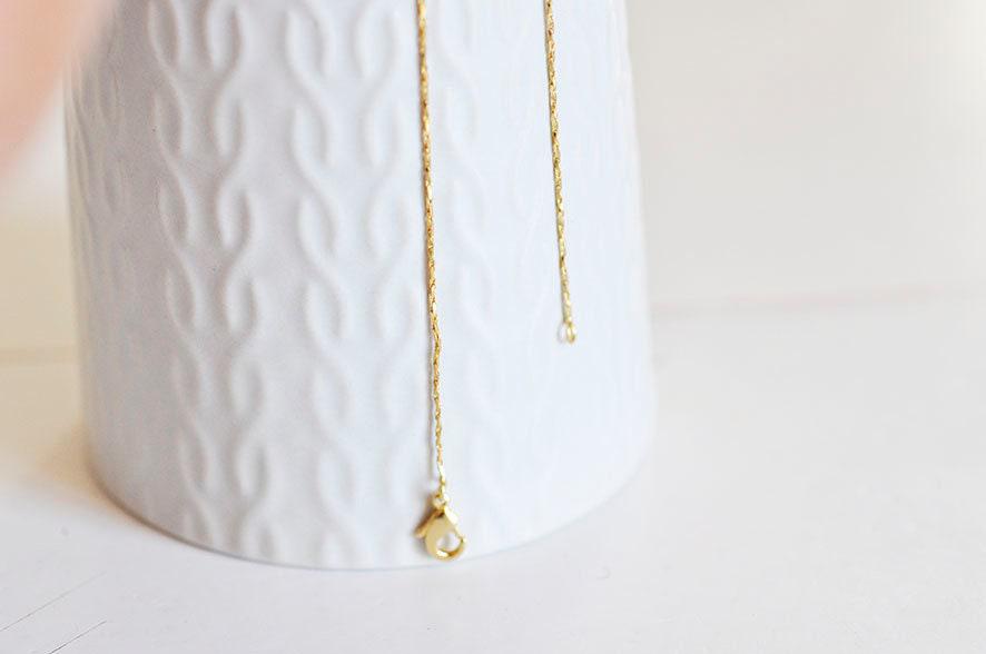 Gingerlily Chaînes pour bijoux DIY G393 chaîne collier dorée 45cm