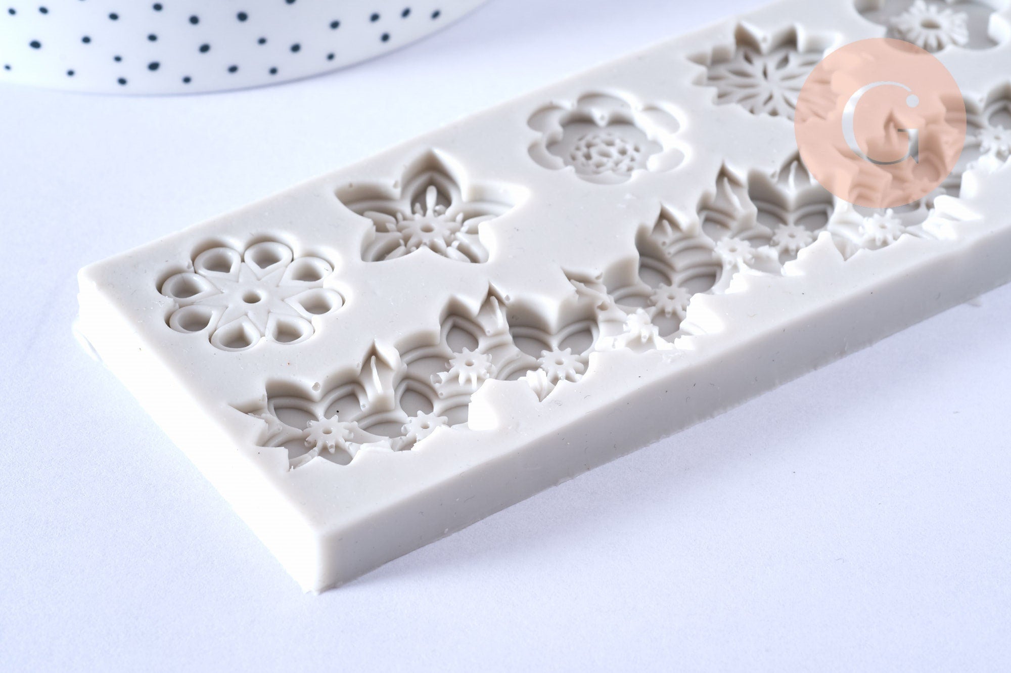 Gingerlily Moule silicone fleurs 14,5cm moule résine epoxy x1