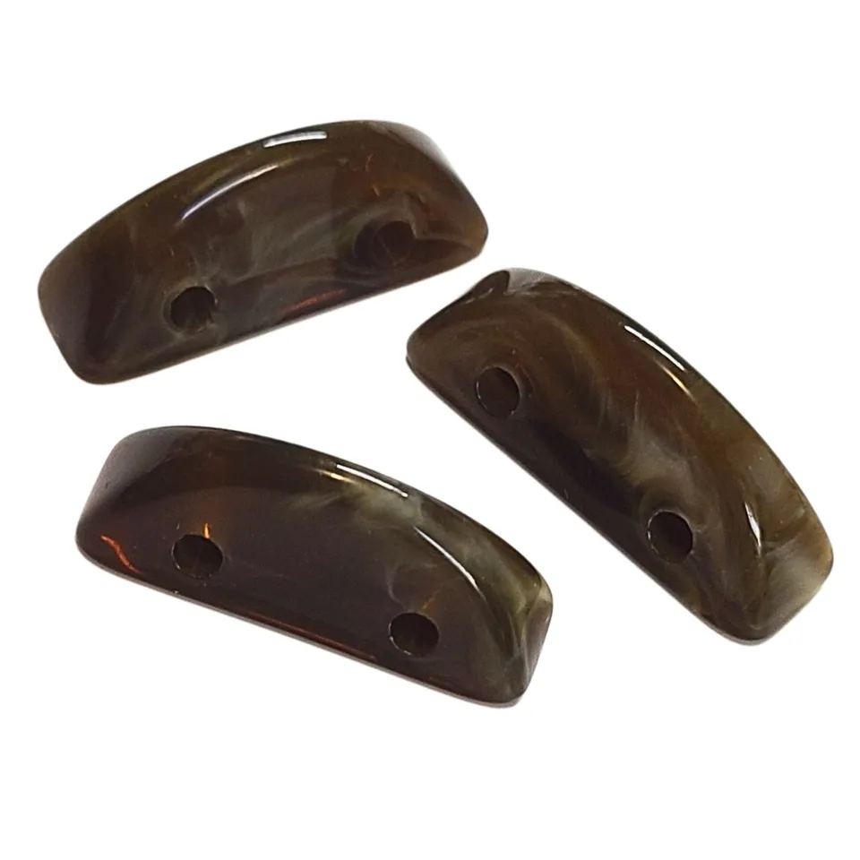 ARTSHOP Séparateurs barres Quartz Fumé x20 28mm 2 trous