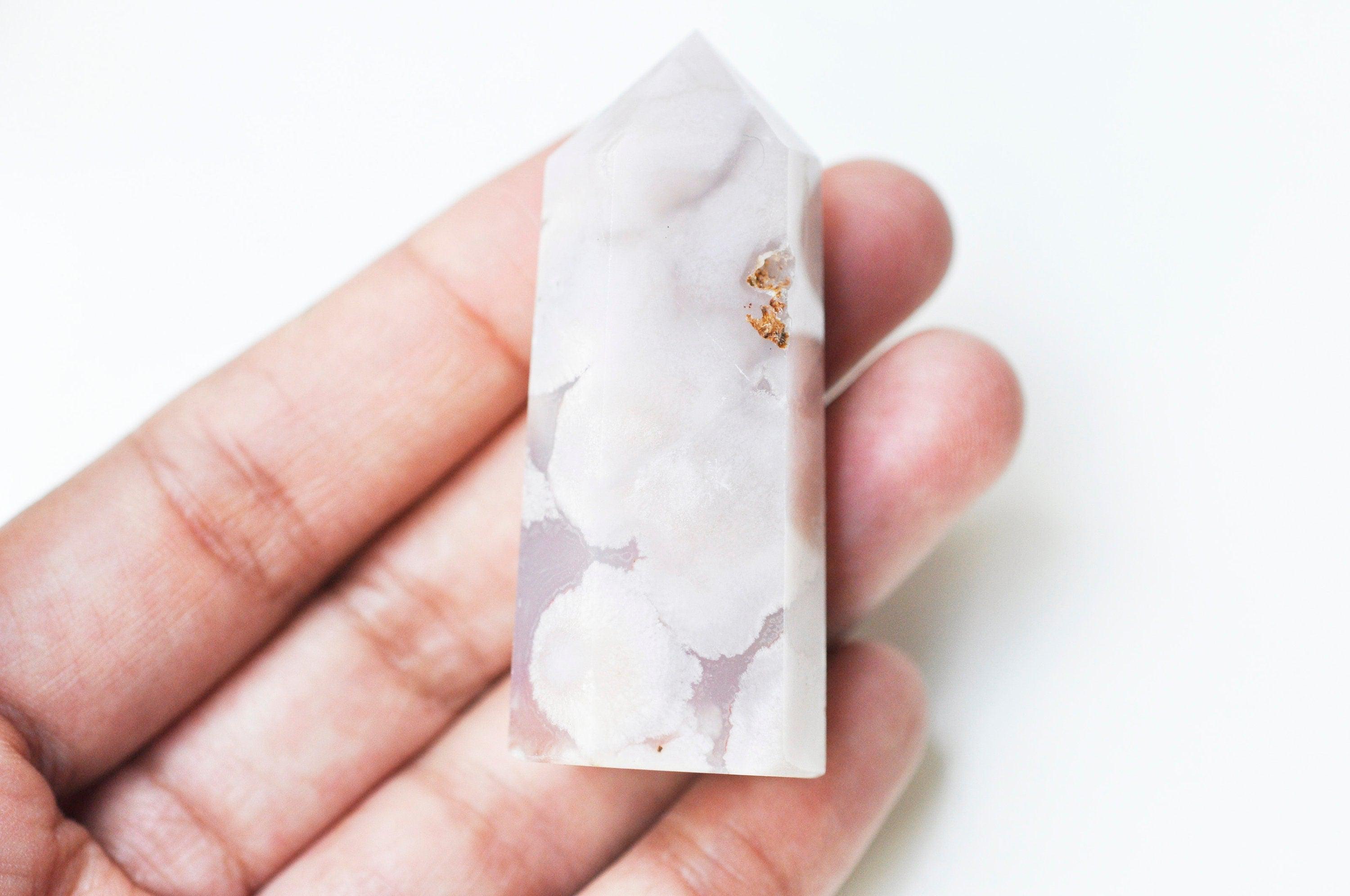 Gingerlily Perles G4866 pointe agate fleur naturelle la pièce