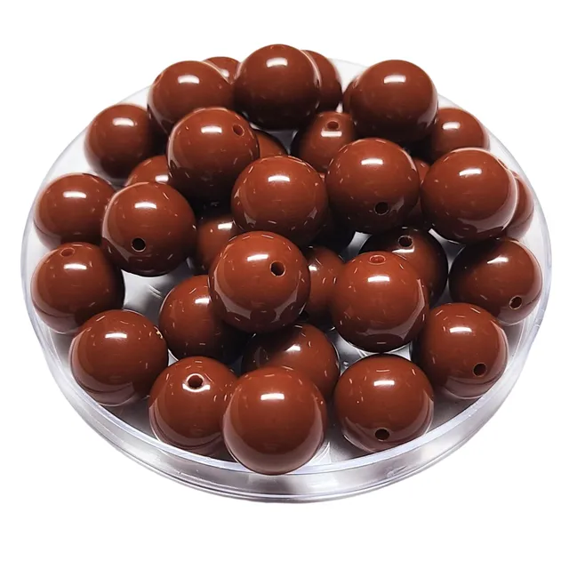 Artshop Boules 16MM Chocolat au lait perle acrylique x1
