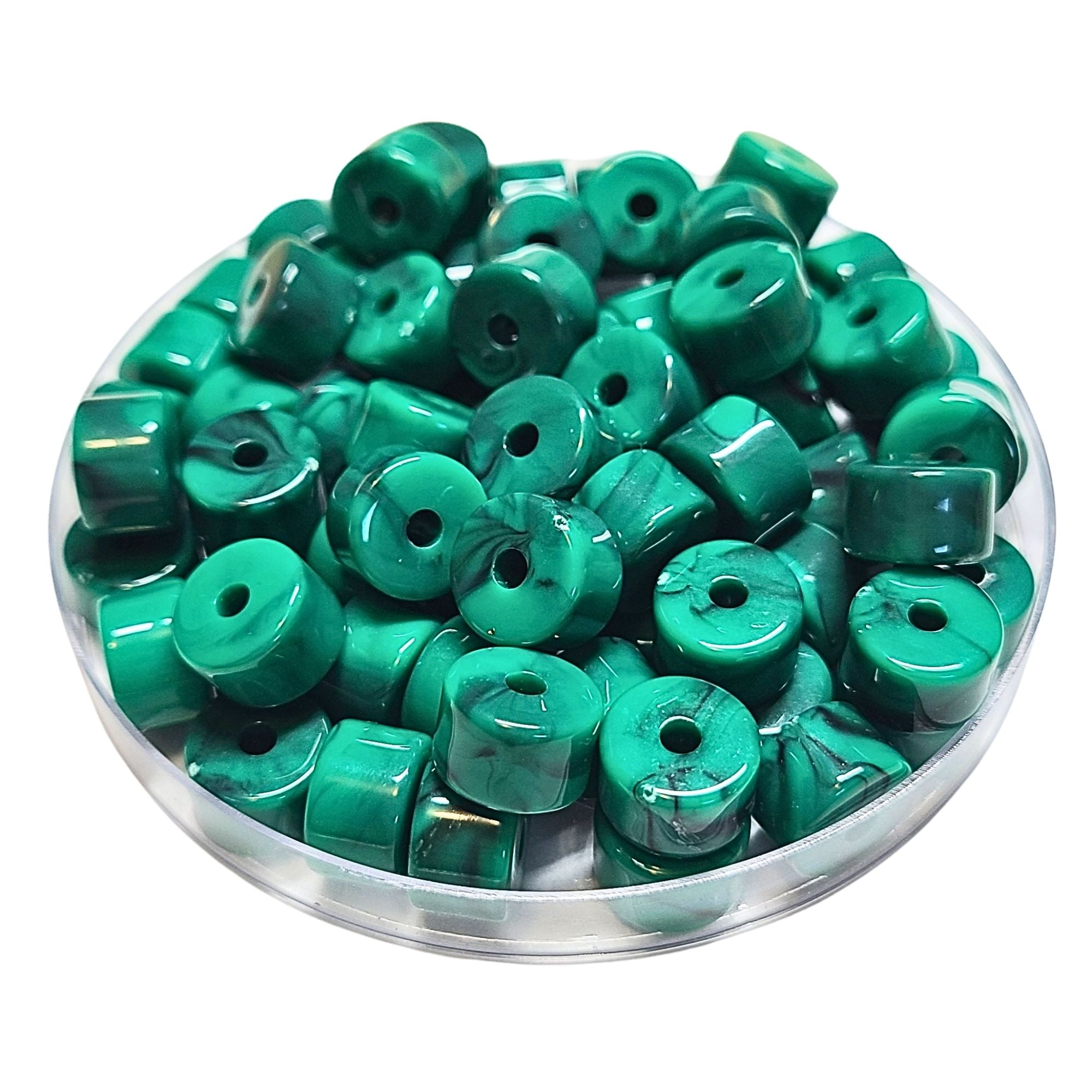 ARTSHOP 1/4 de tubes 11 Vert marbré 12MM x6 cylindres