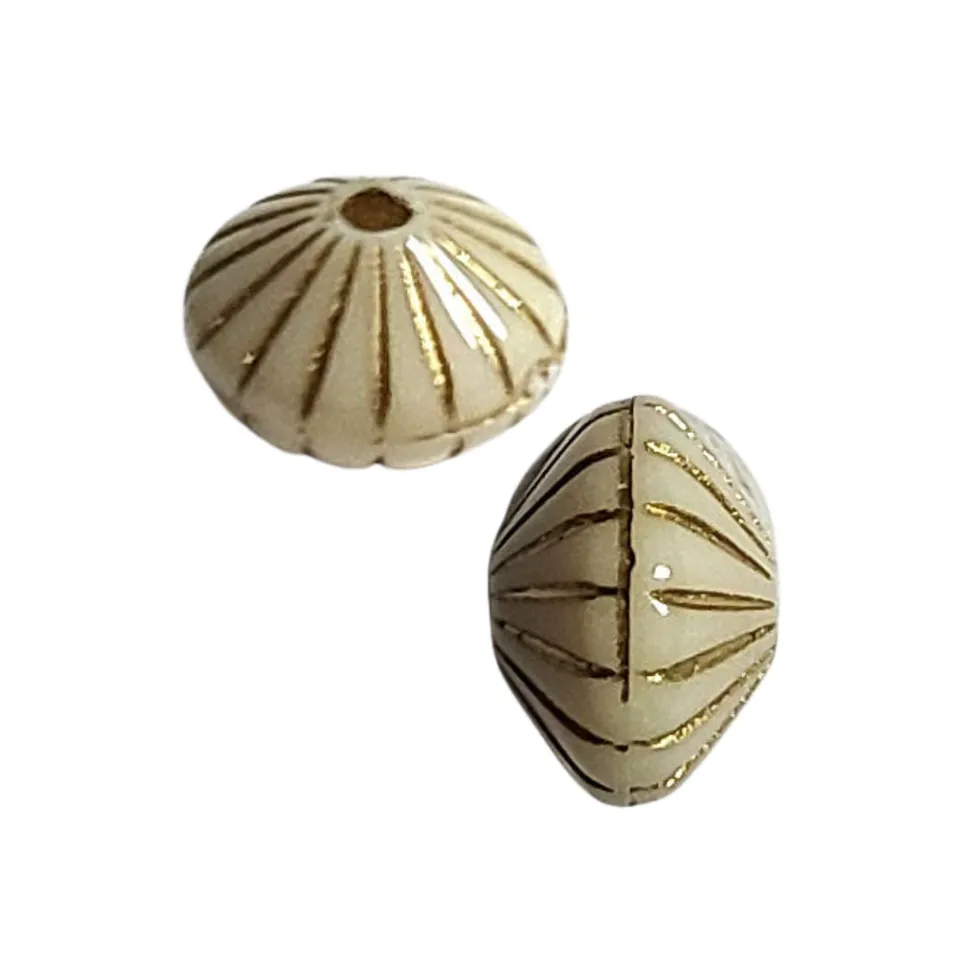 ARTSHOP Perles Vintage 1025 perle ivoire 9MM x10