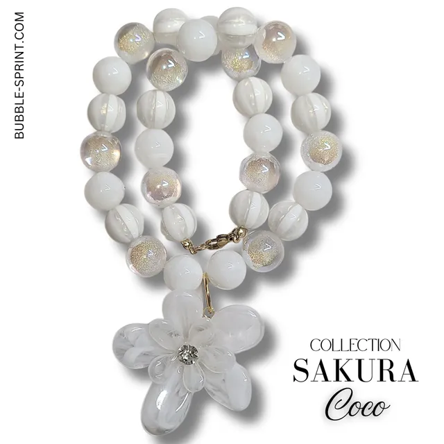 ARTSHOP SAKURA Coco collier fantaisie fleur kit 48CM
