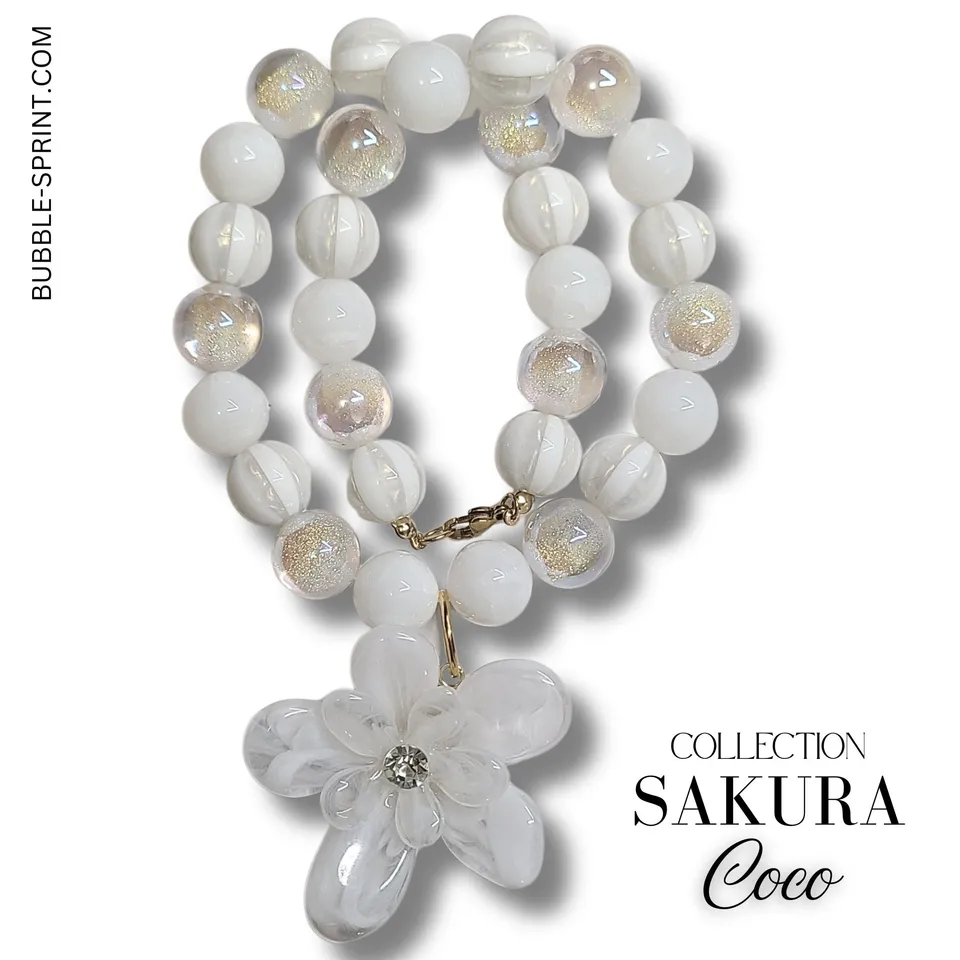 ARTSHOP SAKURA Coco collier fantaisie fleur kit 48CM