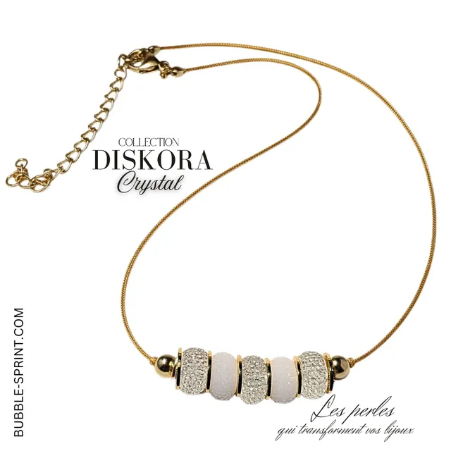 ARTSHOP DISKORA Crystal collier kit à faire soi-même acrylique