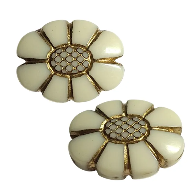 ARTSHOP Vintage 1029 perles ivoire 20MM x10