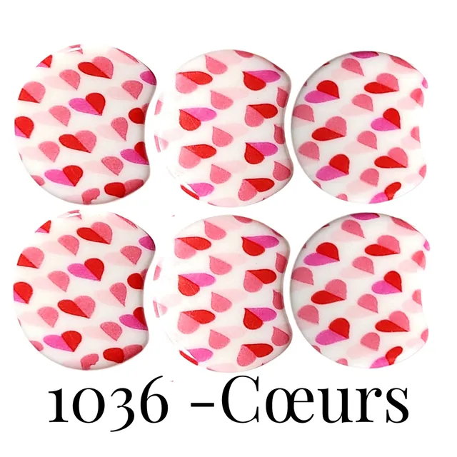 ARTSHOP Palets LUNE 1036 palet incurvé motif Cœurs x1
