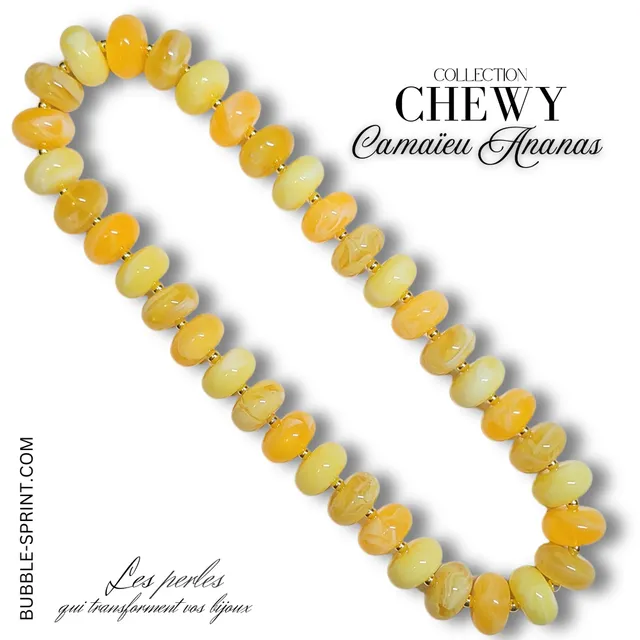 ARTSHOP Prêt-à-porter CHEWY collier ananas kit 46cm