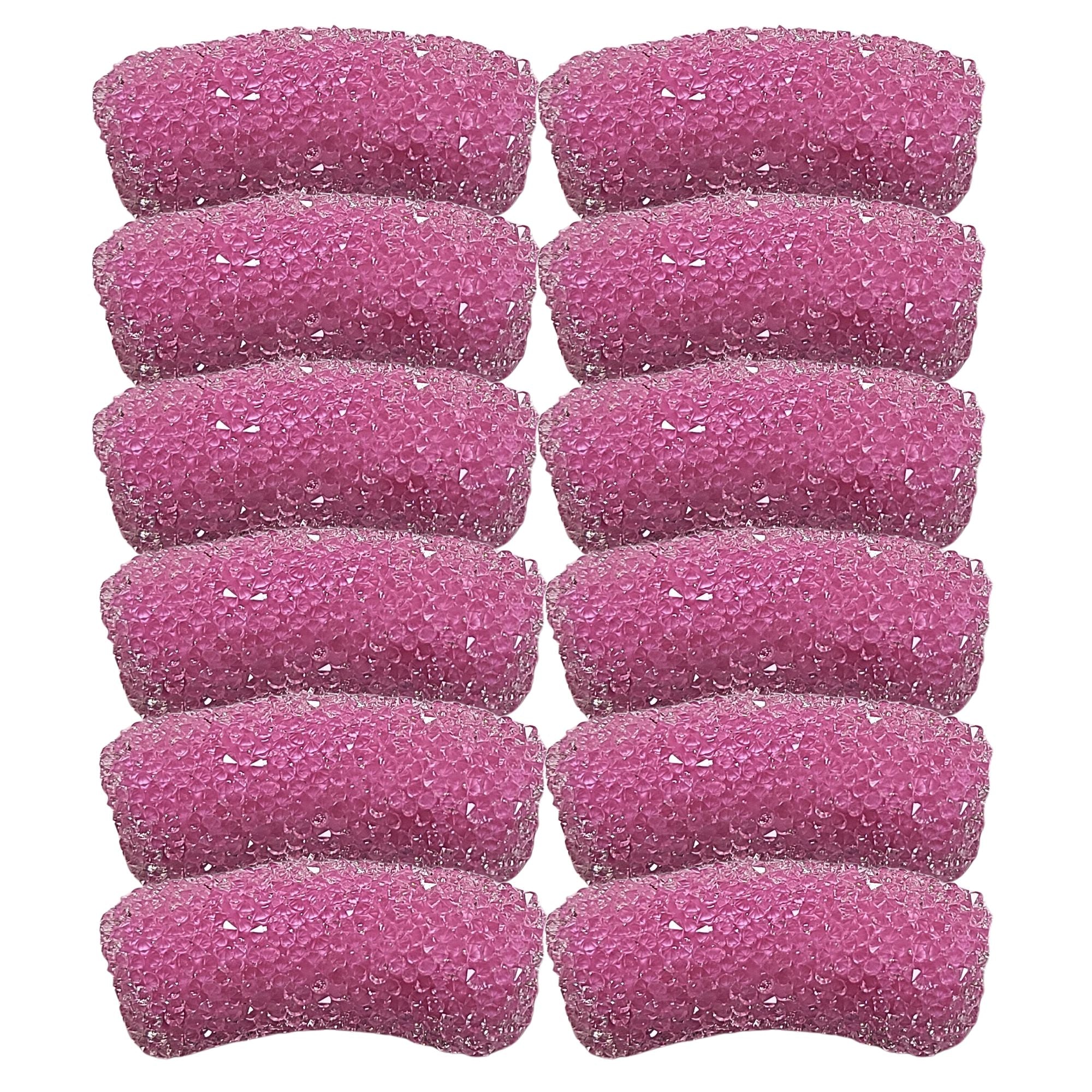 ARTSHOP 440 Cyclamen tube sucré incurvé 14mm strass