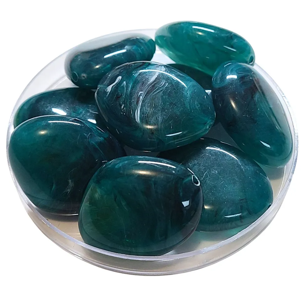 ARTSHOP Galets TIKA 24 Zircon marbré 37MM x1 galet