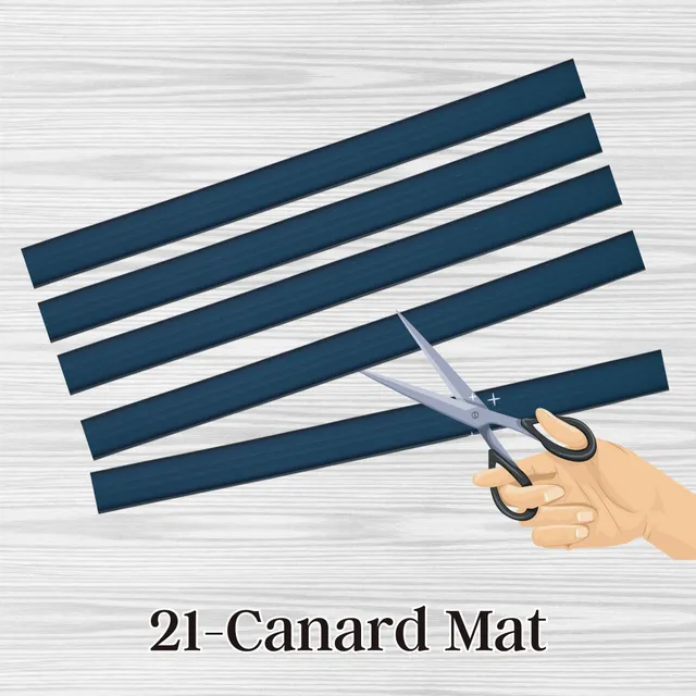ARTSHOP Sangle 21 Canard mat silicone plate 6MM x7cm