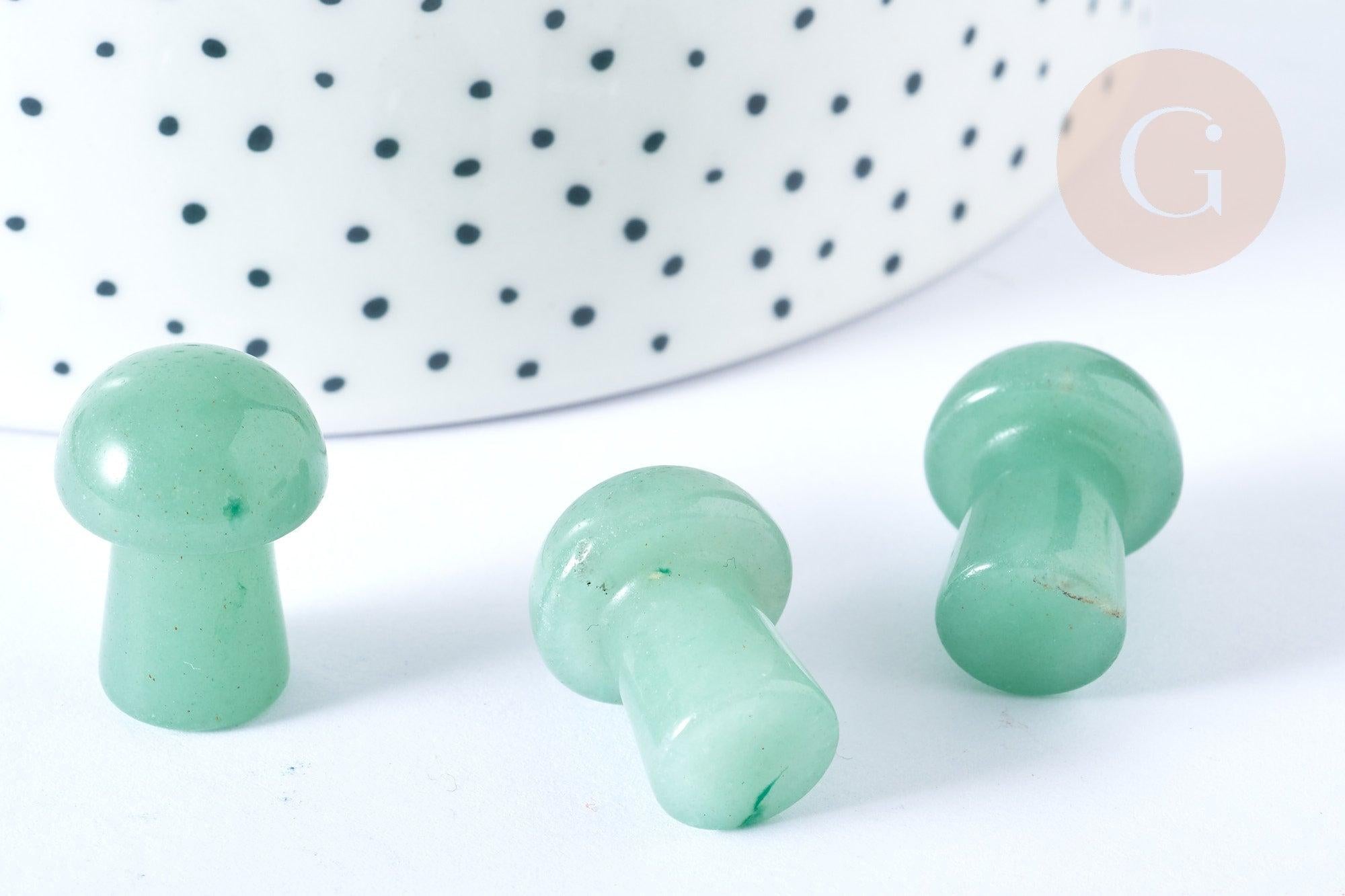 Gingerlily Pierre massage champignon aventurine 20 mm