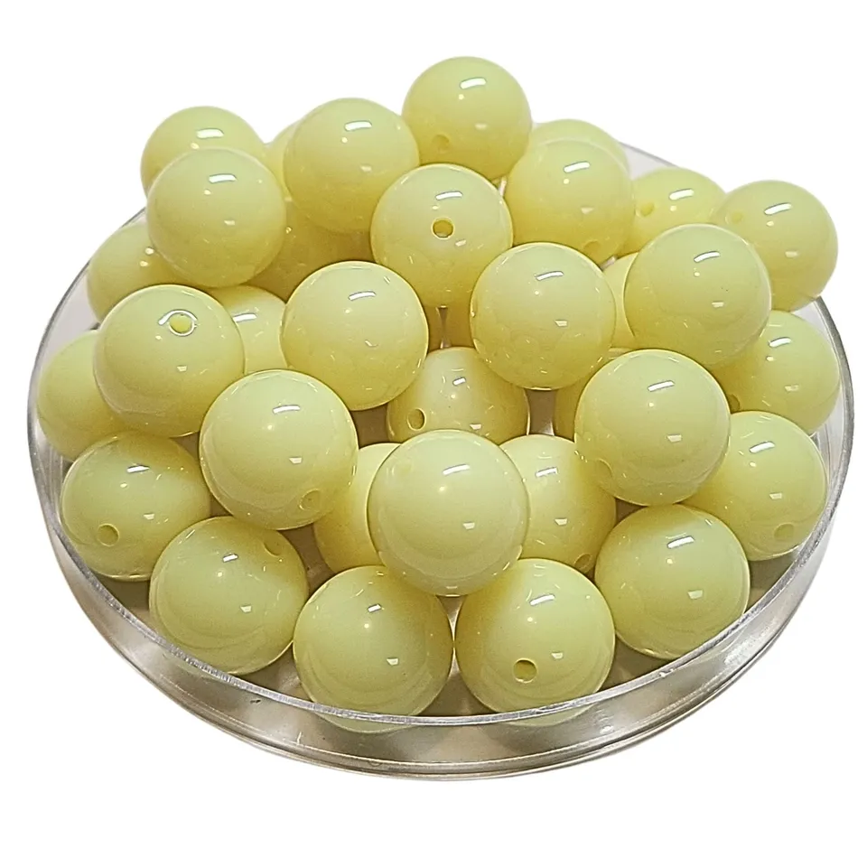 ARTSHOP Boules 16MM 389 Citron Vert Néon perle x15