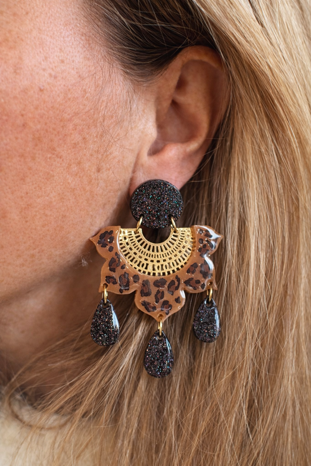 Little Hands Bijoux Zoé boucles d'oreilles Indian Summer perles