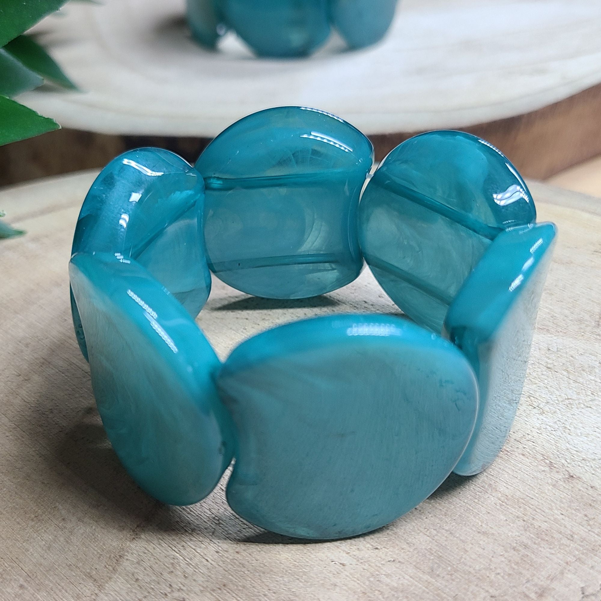 ARTSHOP Palets LUNE MOON 27 vert turquoise marbré x1