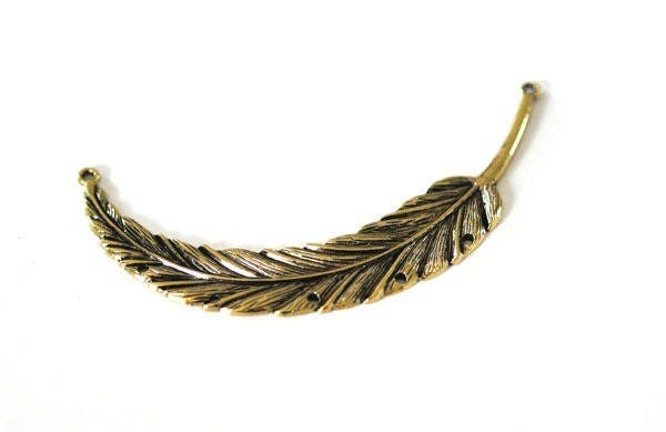Gingerlily pendentif chandelier plume bronze 90mm