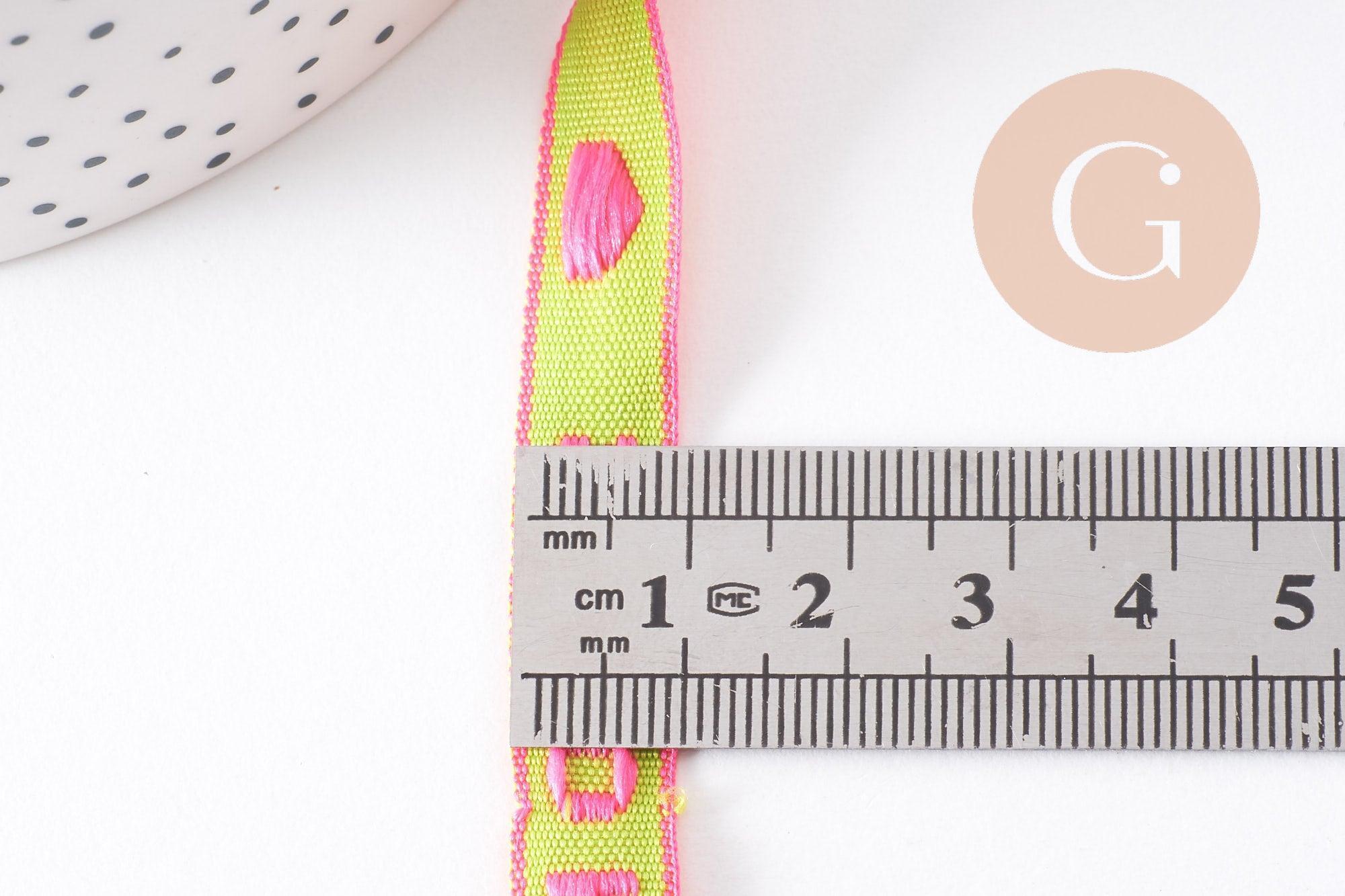 Gingerlily Amour G10267 ruban brodé 10mm texte 1 mètre