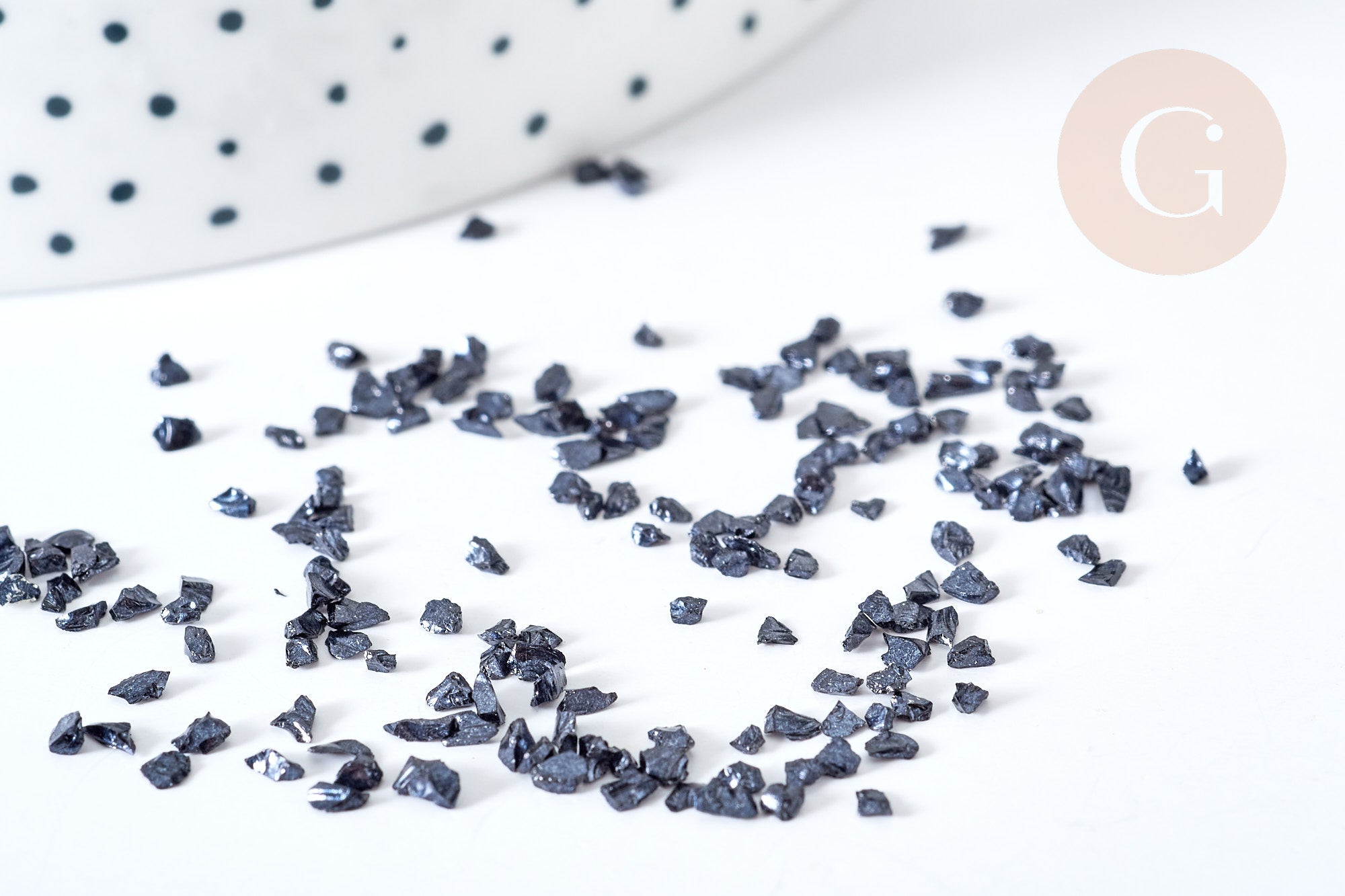 Gingerlily Quartz bleu sable chips 2-7mm 20gr