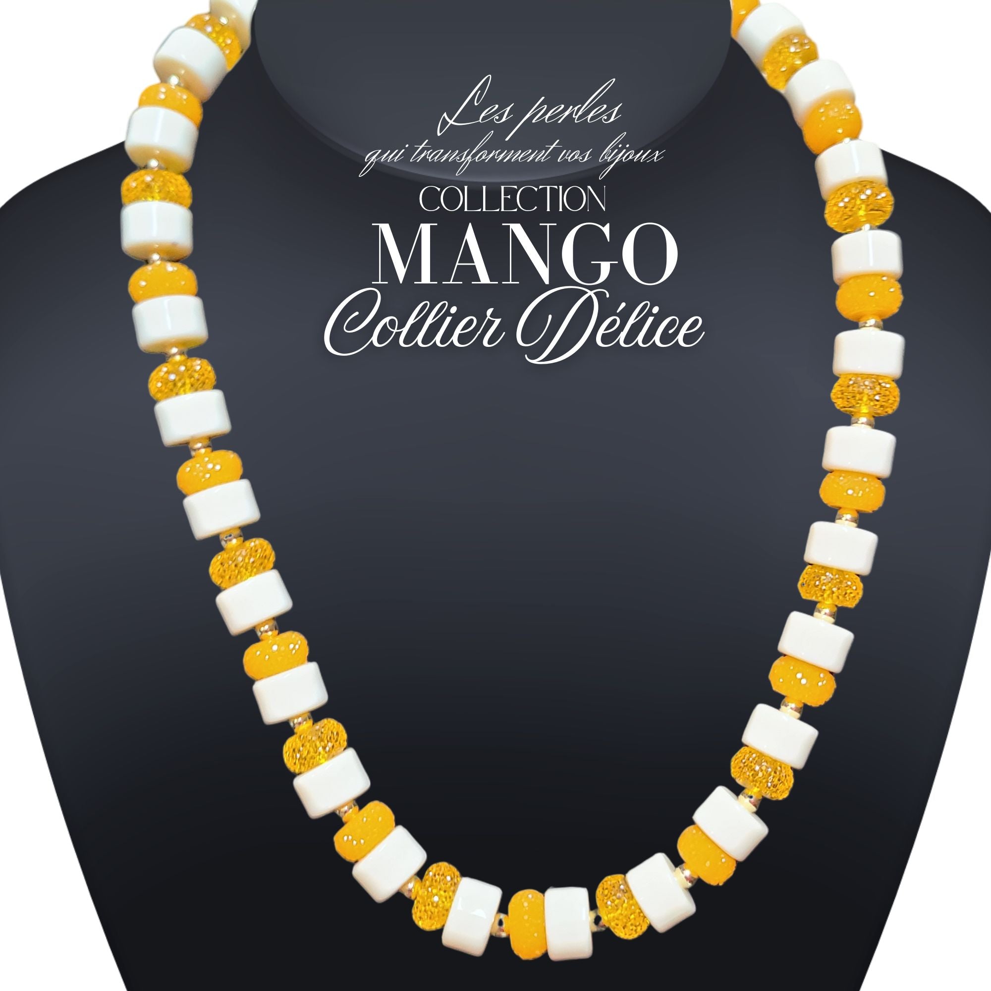 ARTSHOP Prêts-à-porter MANGO Délice collier kit 48cm acrylique