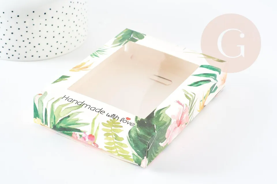 Gingerlily G3168 pochette carton tropical 14,6x10,5cm x1