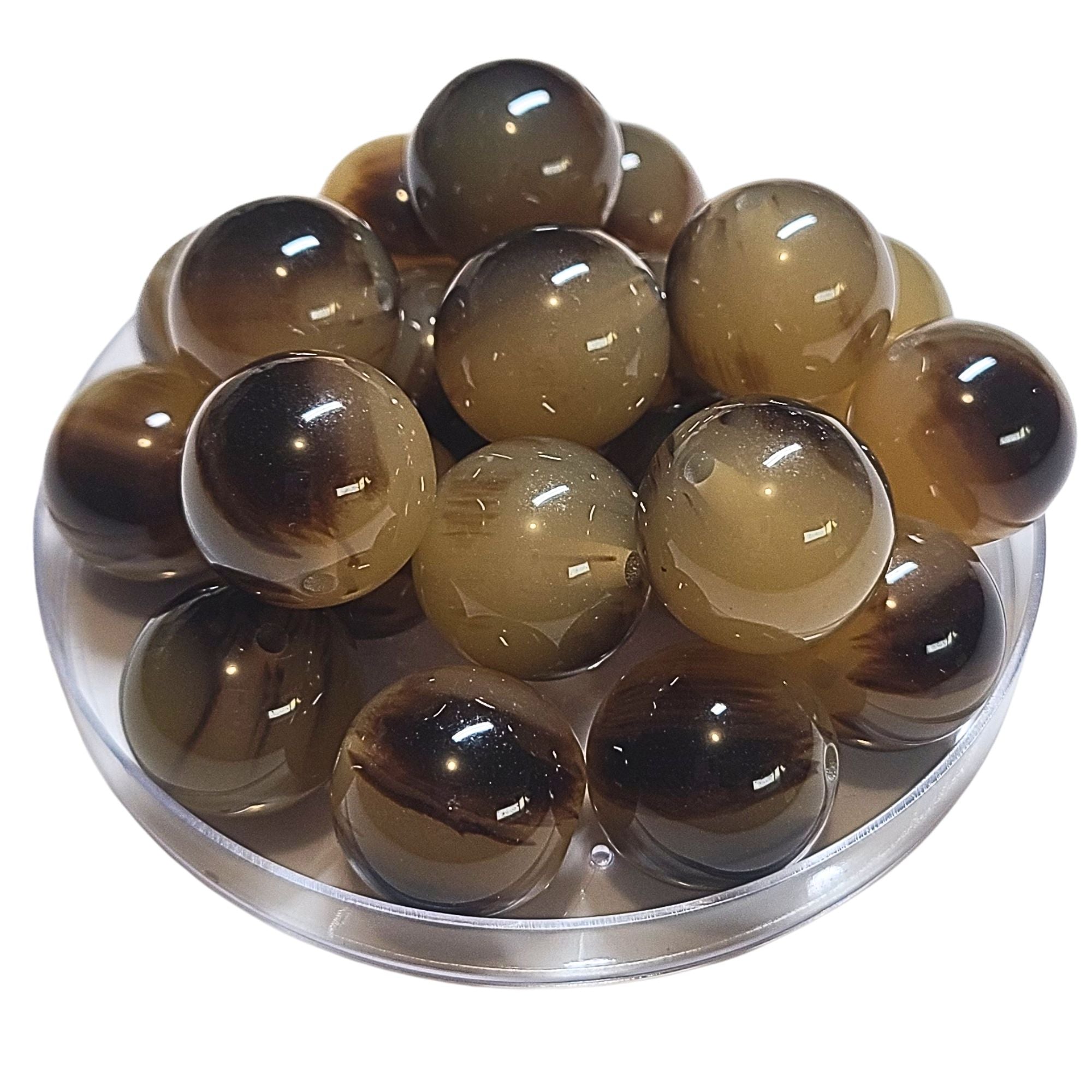 ARTSHOP Boules 20MM 227 perles acryliques Cappuccino x10