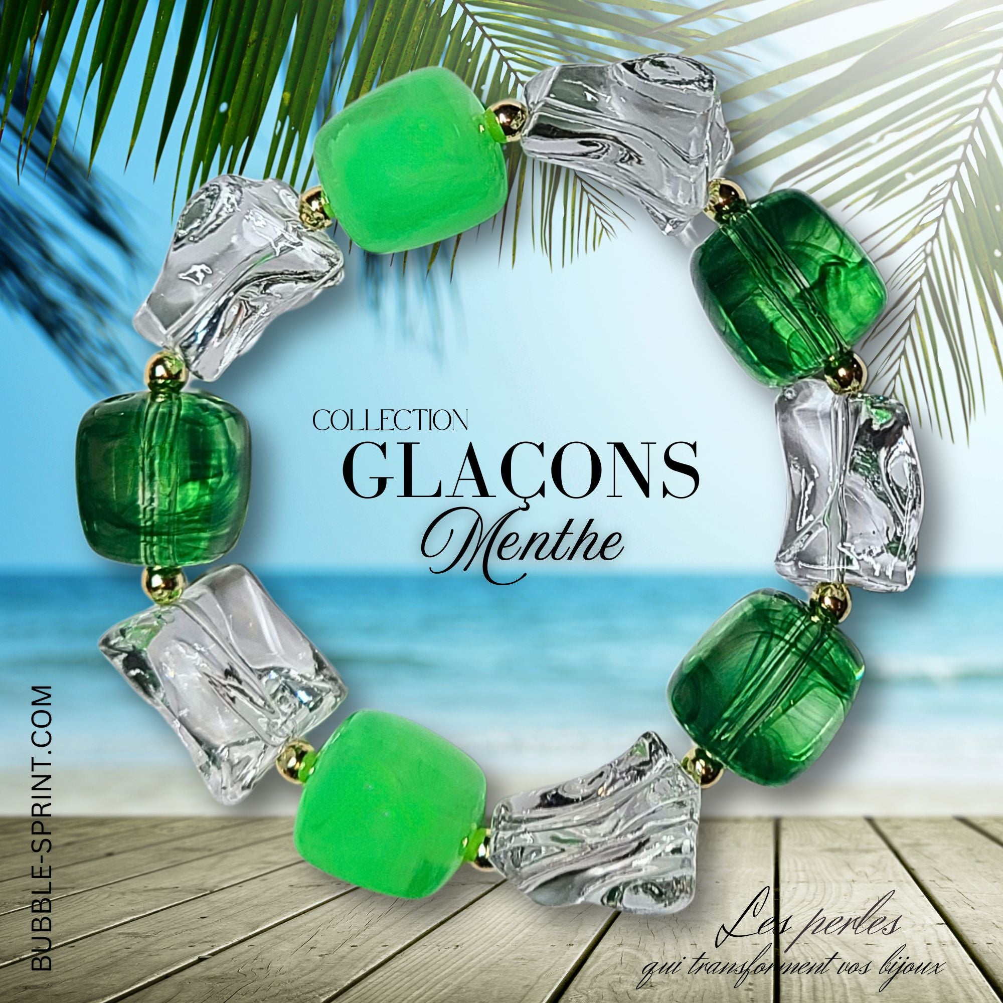 ARTSHOP Prêts-à-porter Glaçons bracelet menthe kit