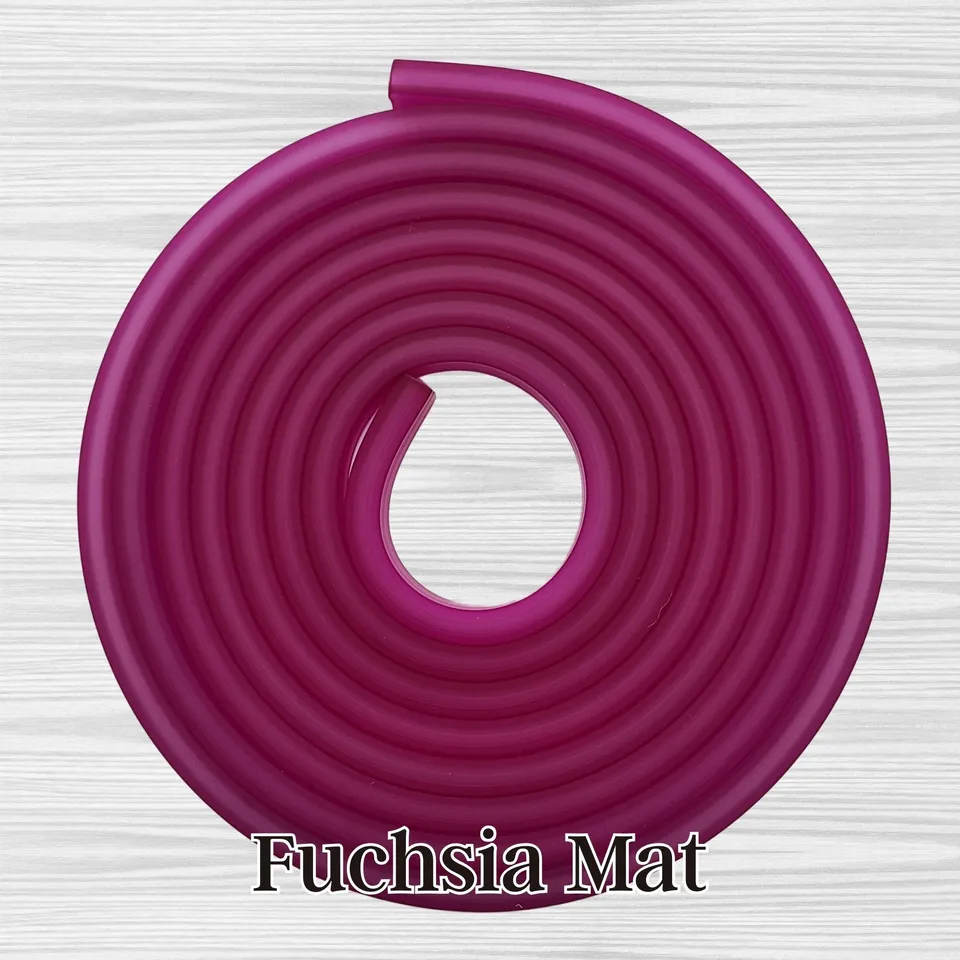 ARTSHOP Gummy Tube Silicone Rose Fuchsia Mat 10 cm