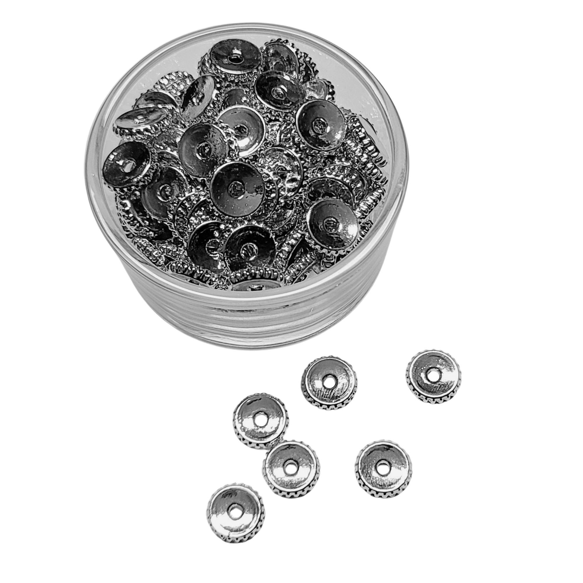 ARTSHOP Séparateurs PLA-8 rondelle argent 8mm x10