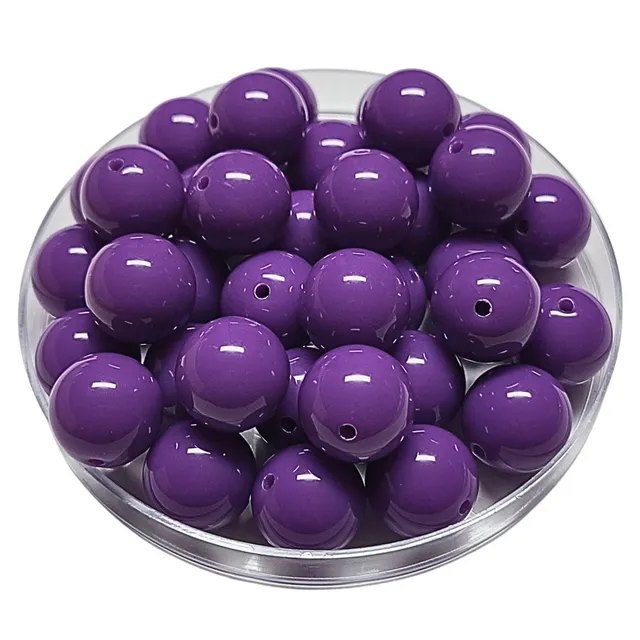 ARTSHOP Boules 16MM perle acrylique violet foncé x1