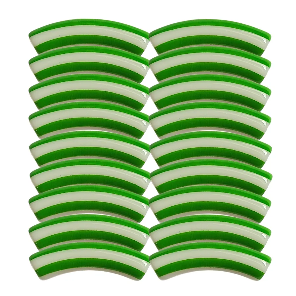 ARTSHOP Tubes à Rayures 457 tube matcha incurvé 8mm