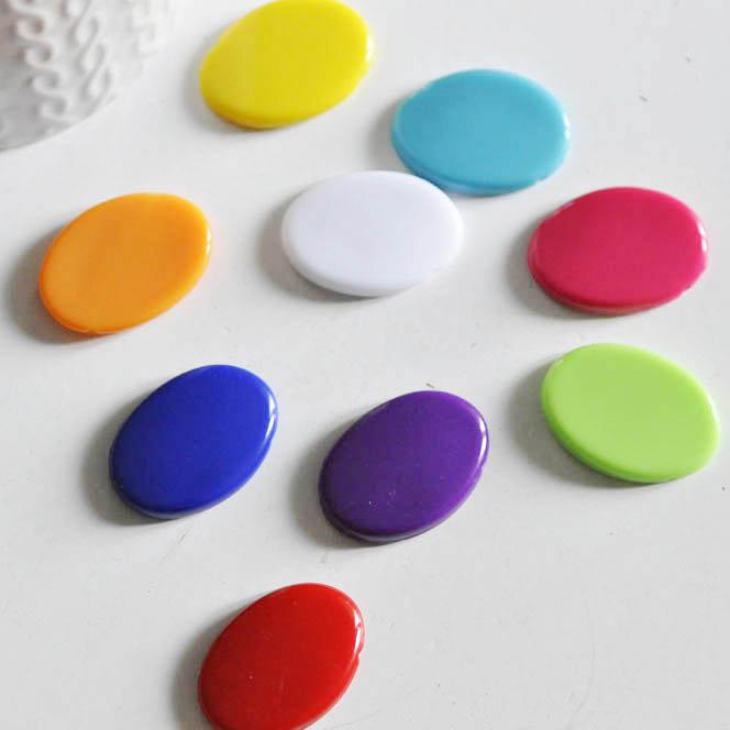 Gingerlily Perles bijoux DIY G0853 perle ovale x10 acrylique