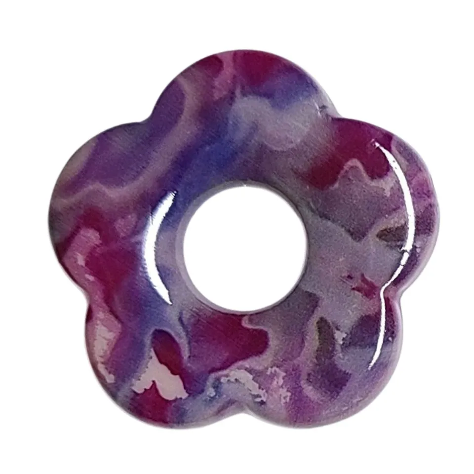 ARTSHOP Flower Power 61 fleur acrylique capucine 27mm x1