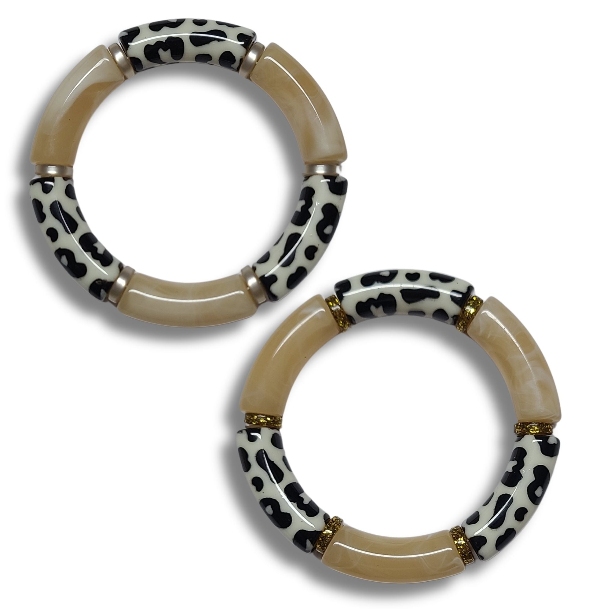 ARTSHOP Tubes Couleurs 353 tube incurvé 12mm x1 Léopard vanille beige