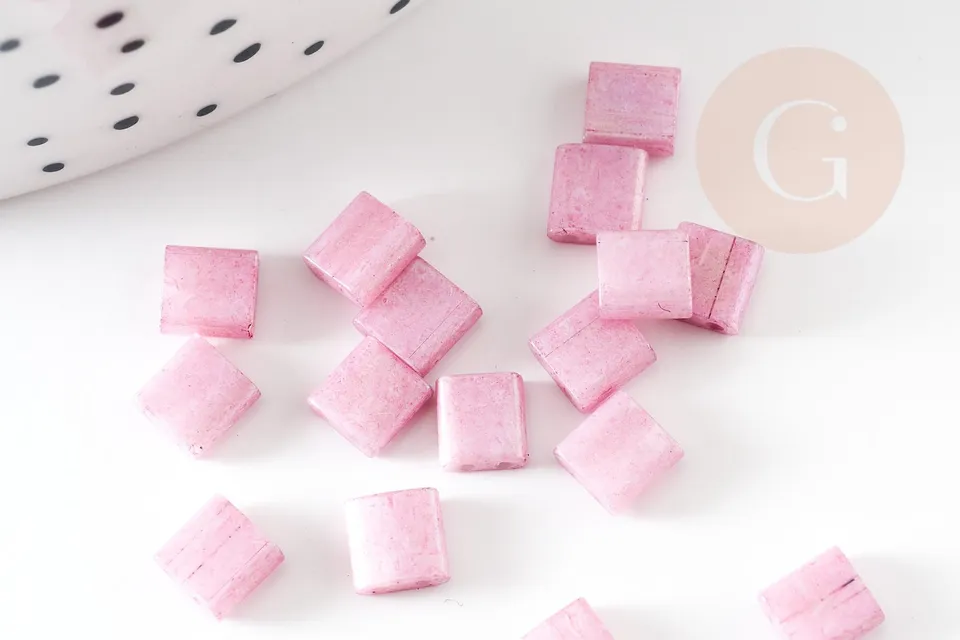 Gingerlily Perles G7750 perles tila roses 4,5 mm x50