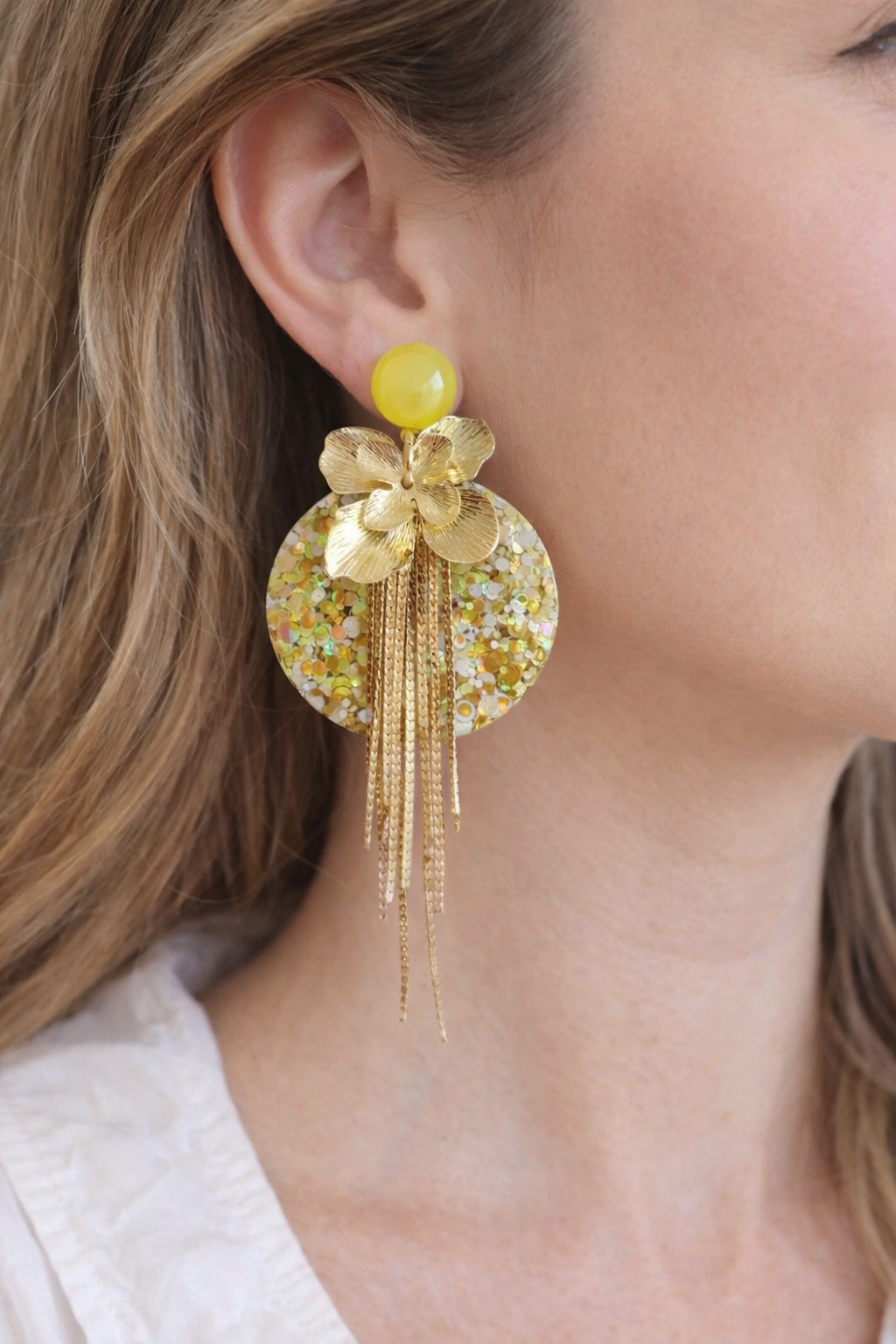 Little Hands Bijoux Capucine boucles d'oreilles Iris