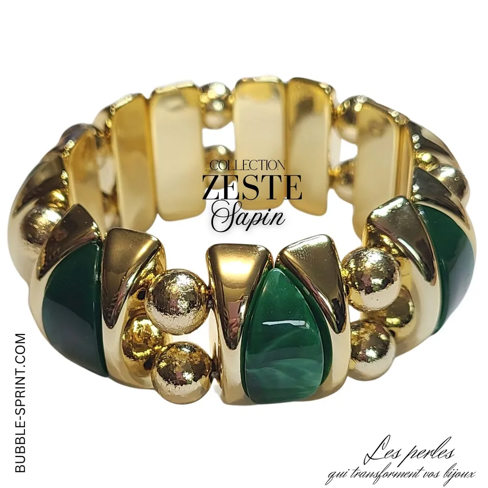 ARTSHOP Zeste kit bracelet Sapin marbré sans aiguille