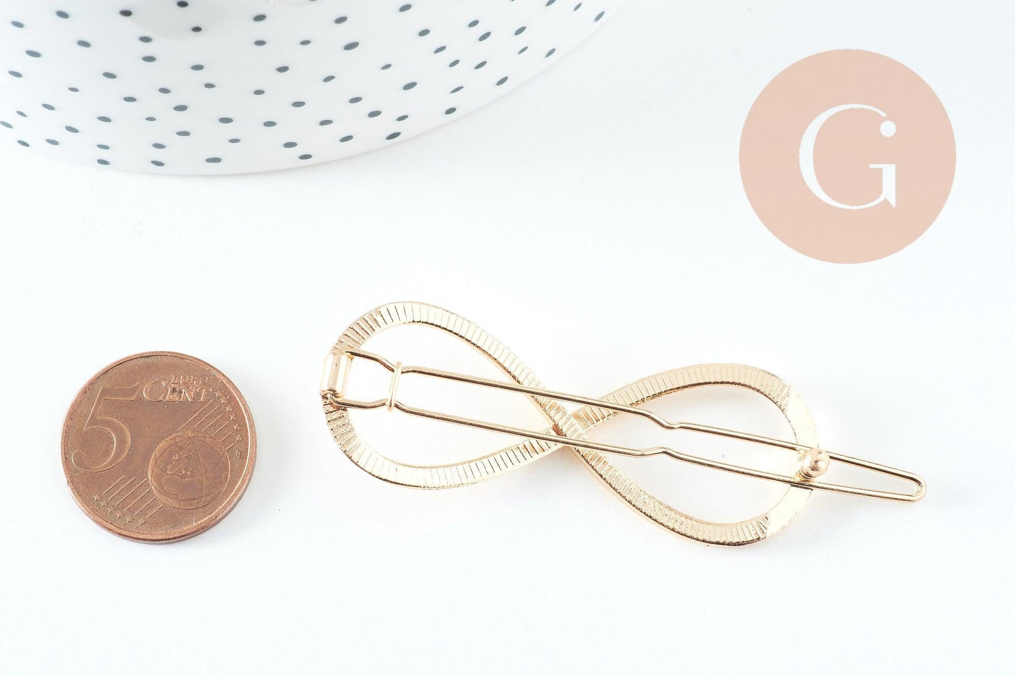 Gingerlily G10746 support barrette infini doré 65x21mm x1