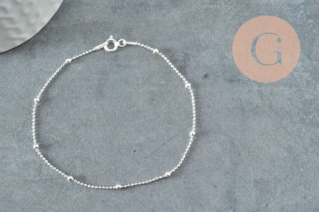 Gingerlily G9431 bracelet boule argent 925 17,7cm x1