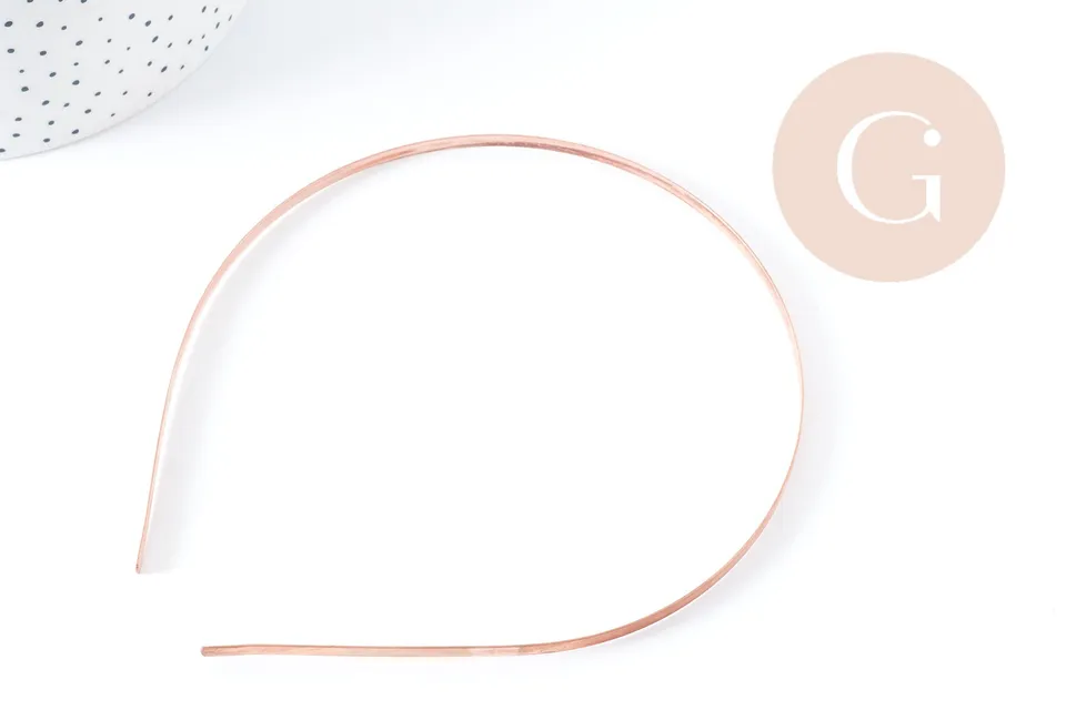 Gingerlily Accessoires serre-tête cheveux cuivre 120mm x1