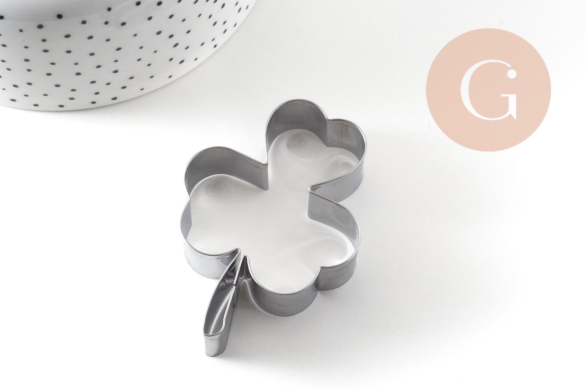 Gingerlily Emporte-pièce Trèfle G11050 inox 7,4 cm