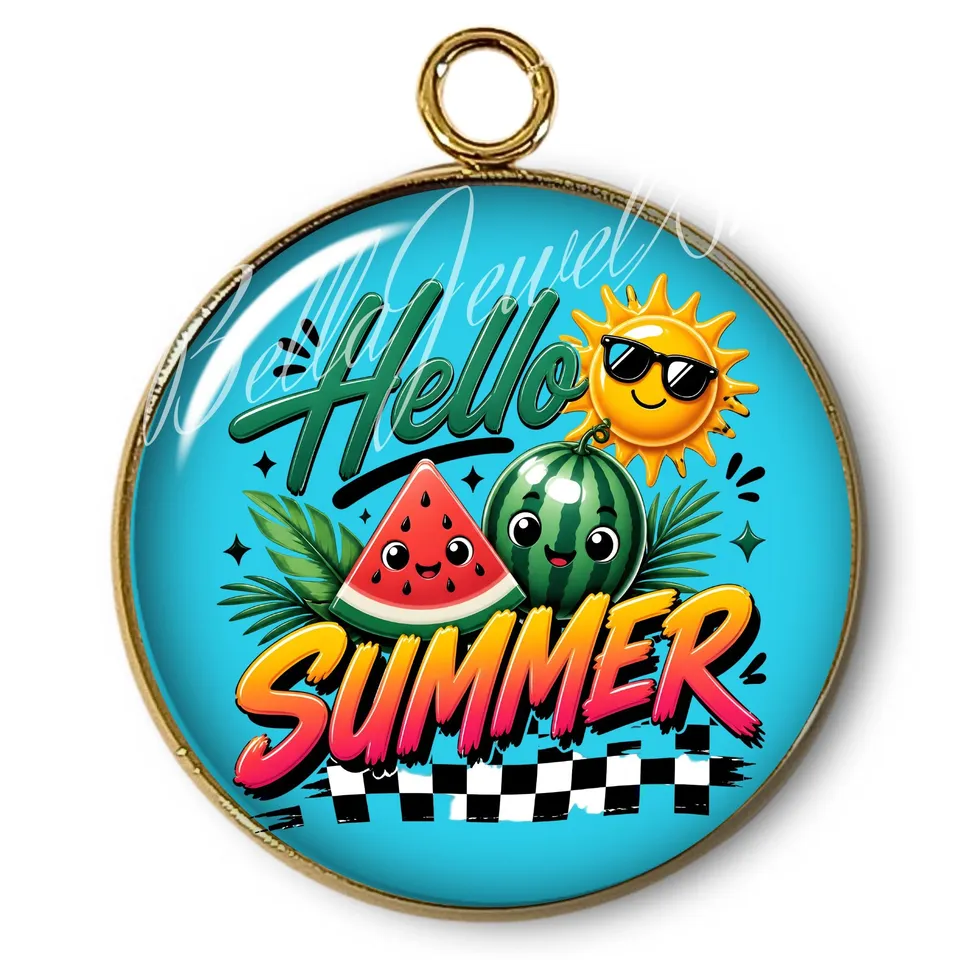 ARTSHOP Pendentifs Intemporel Summer pendentif doré x1