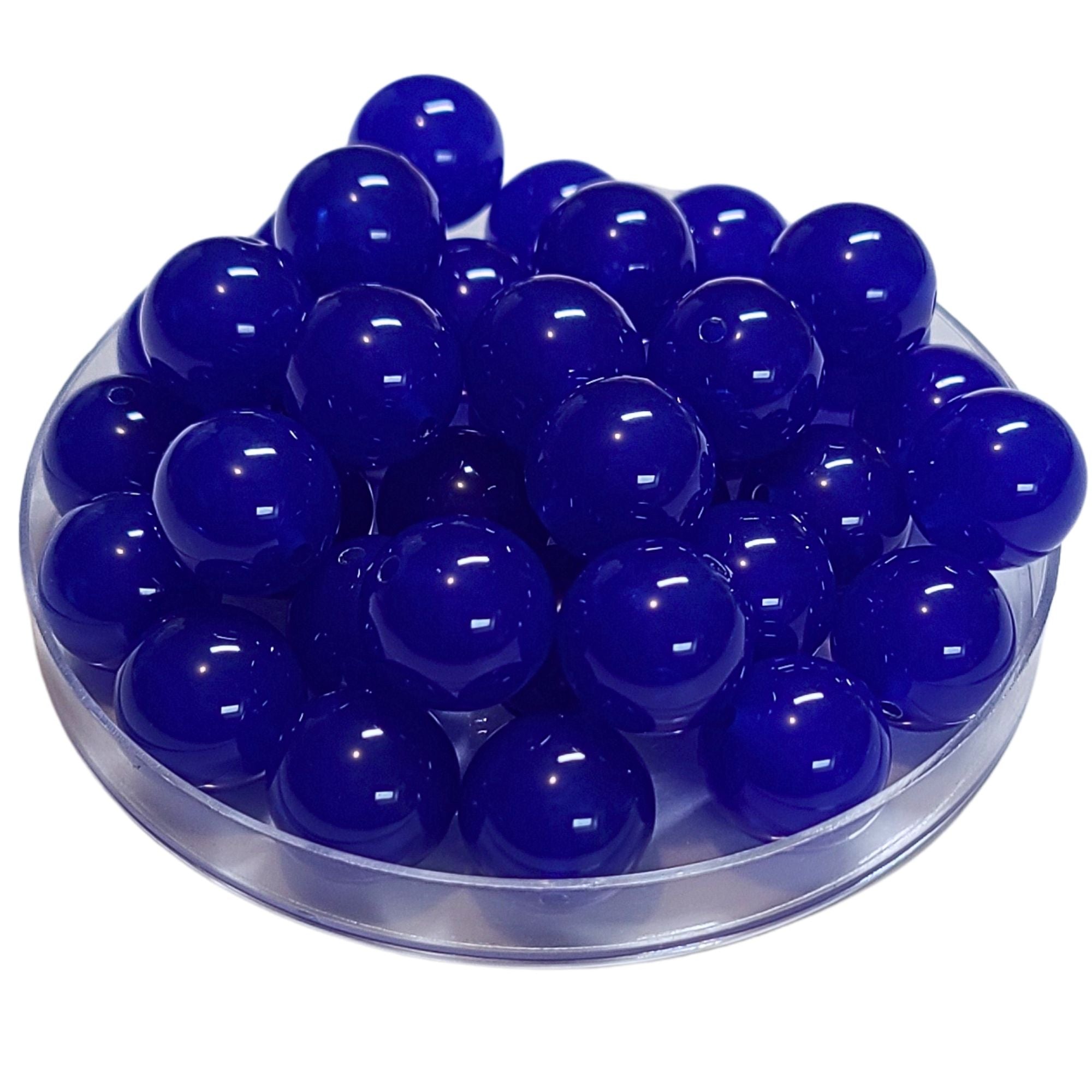 ARTSHOP Boules 16MM 405 perles acrylique bleu roi x15