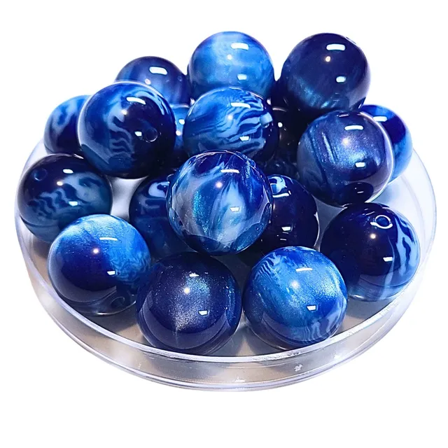 ARTSHOP Boules 20MM 222 perle acrylique Deep Océan x1