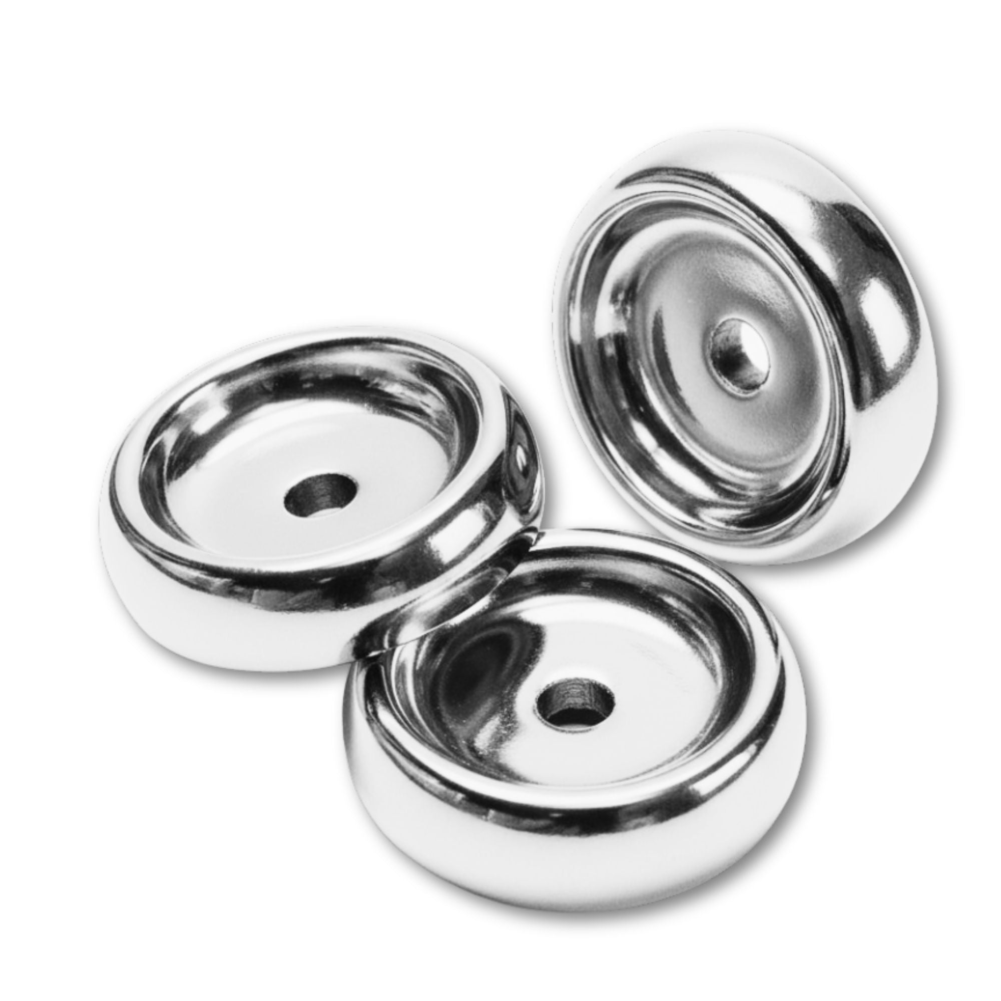 ARTSHOP Séparateurs CCB53 perles argent incurvé x10