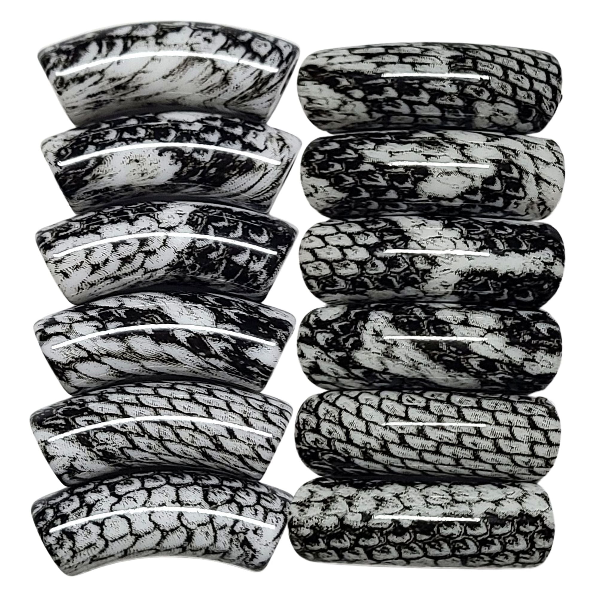 ARTSHOP Tubes Design 1020 tube incurvé serpent x1 noir