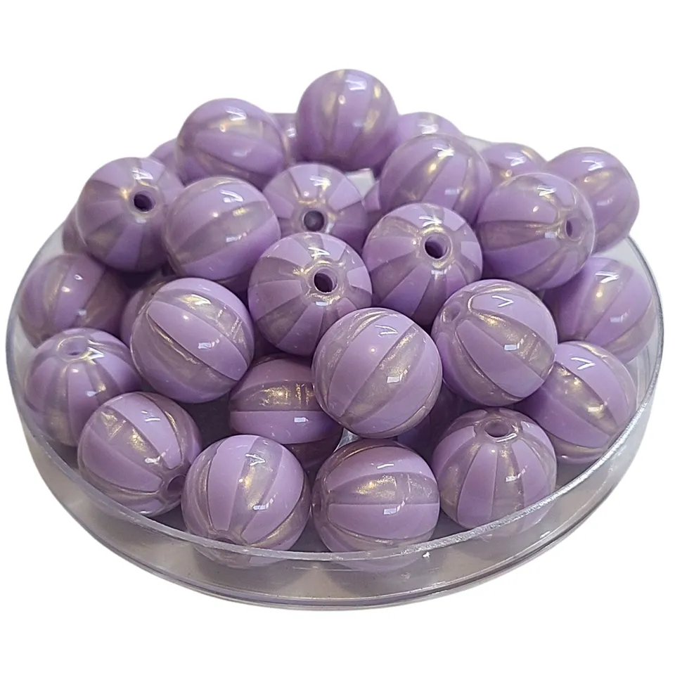 ARTSHOP Boules 16MM 414 perles acryliques rose lilas x10
