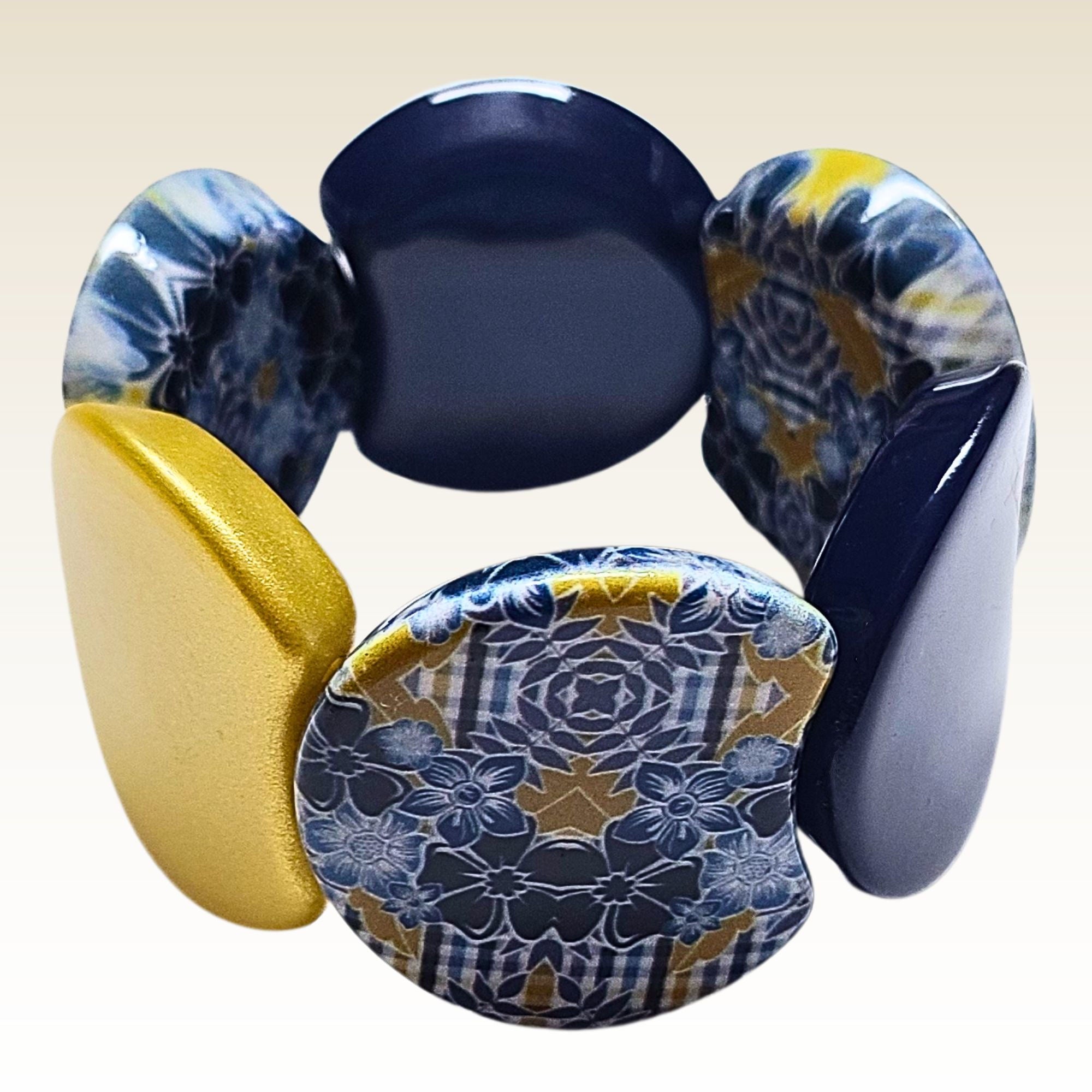 ARTSHOP Palets Lune 1054 palet incurvé fleurs 37mm x1