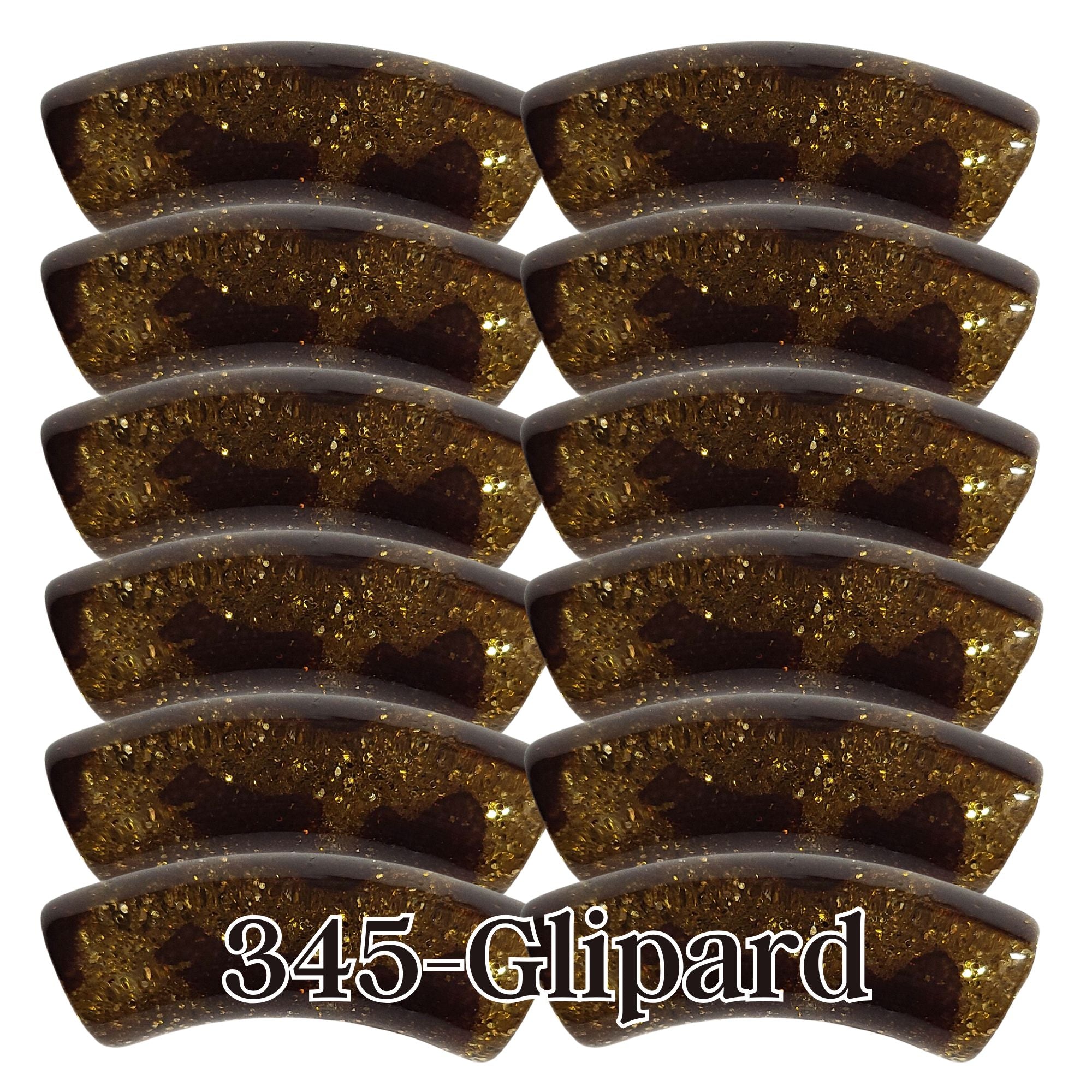 ARTSHOP Tubes 8MM 345 tube Glipard doré pailleté x1