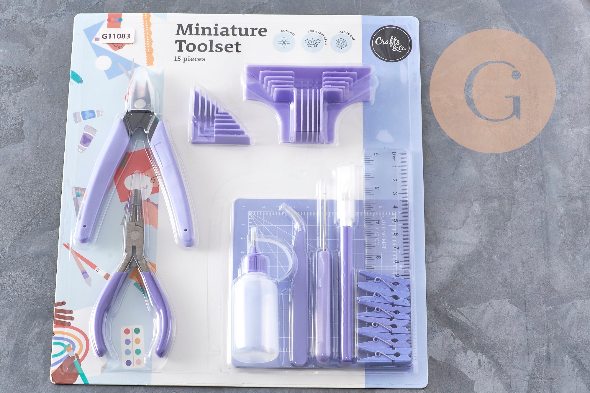 Gingerlily G11083 kit outils débutant bijoux DIY 15 pièces